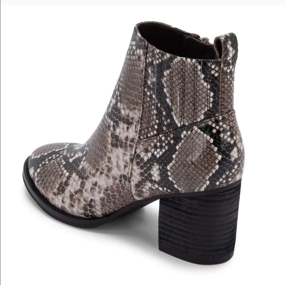 Blondo Noa Snakeskin Booties